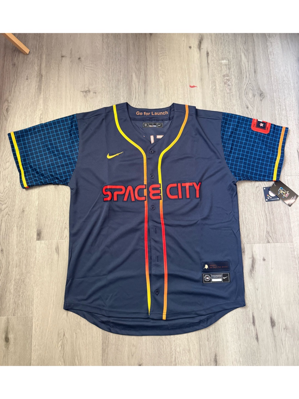 Jose Altuve Houston Astros Space City Baseball Jersey Adult Large New With Tags